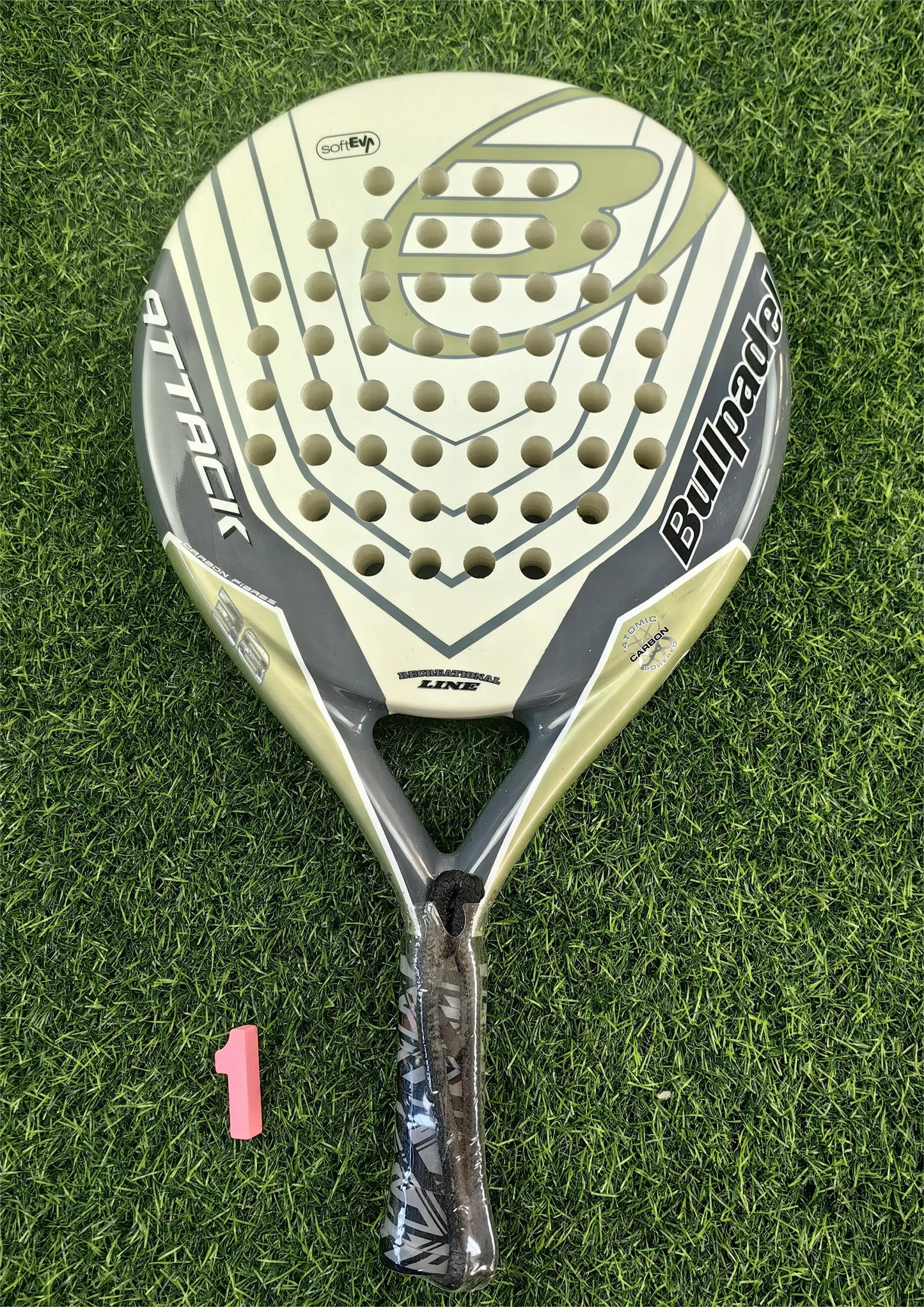 Padel Paddle Tennis Racket Soft Face Carbon Fiber Soft EVA Face Sports Racquet Outdoors Papa Professional Equipment