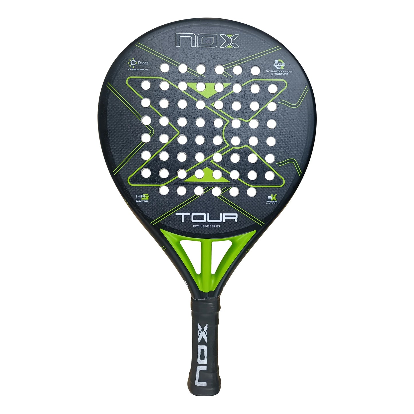 Padel Tennis Racket, 3K Carbon Fiber, Eva Soft Memory Shape, Rough Surface, High Balance Padel Paddle without Bag