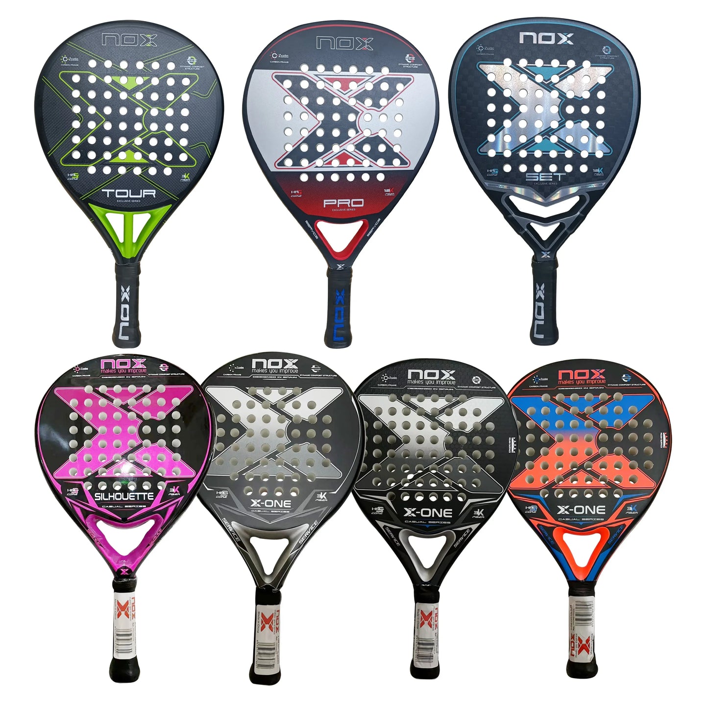 Padel Tennis Racket, 3K Carbon Fiber, Eva Soft Memory Shape, Rough Surface, High Balance Padel Paddle without Bag