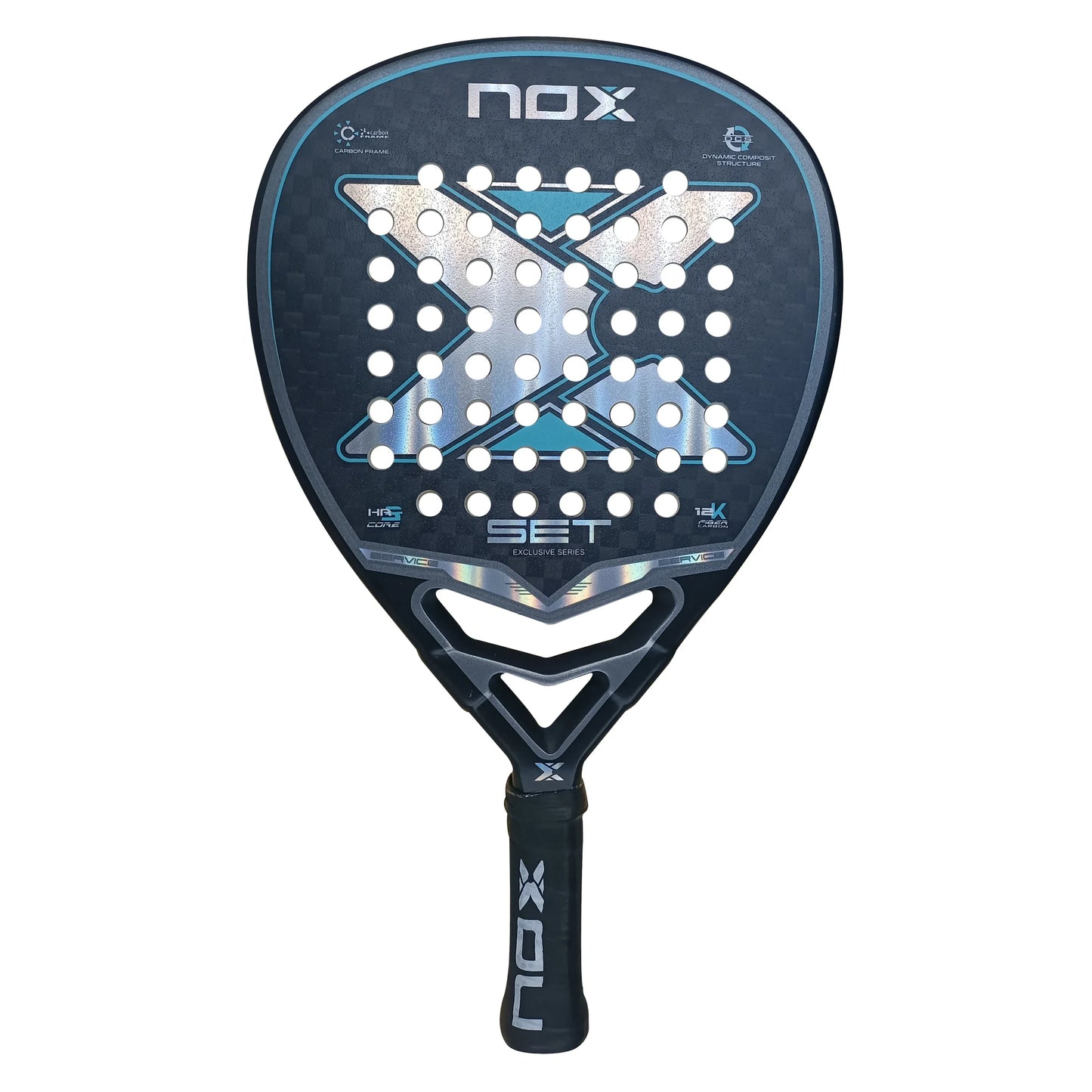 Padel Tennis Racket, 3K Carbon Fiber, Eva Soft Memory Shape, Rough Surface, High Balance Padel Paddle without Bag